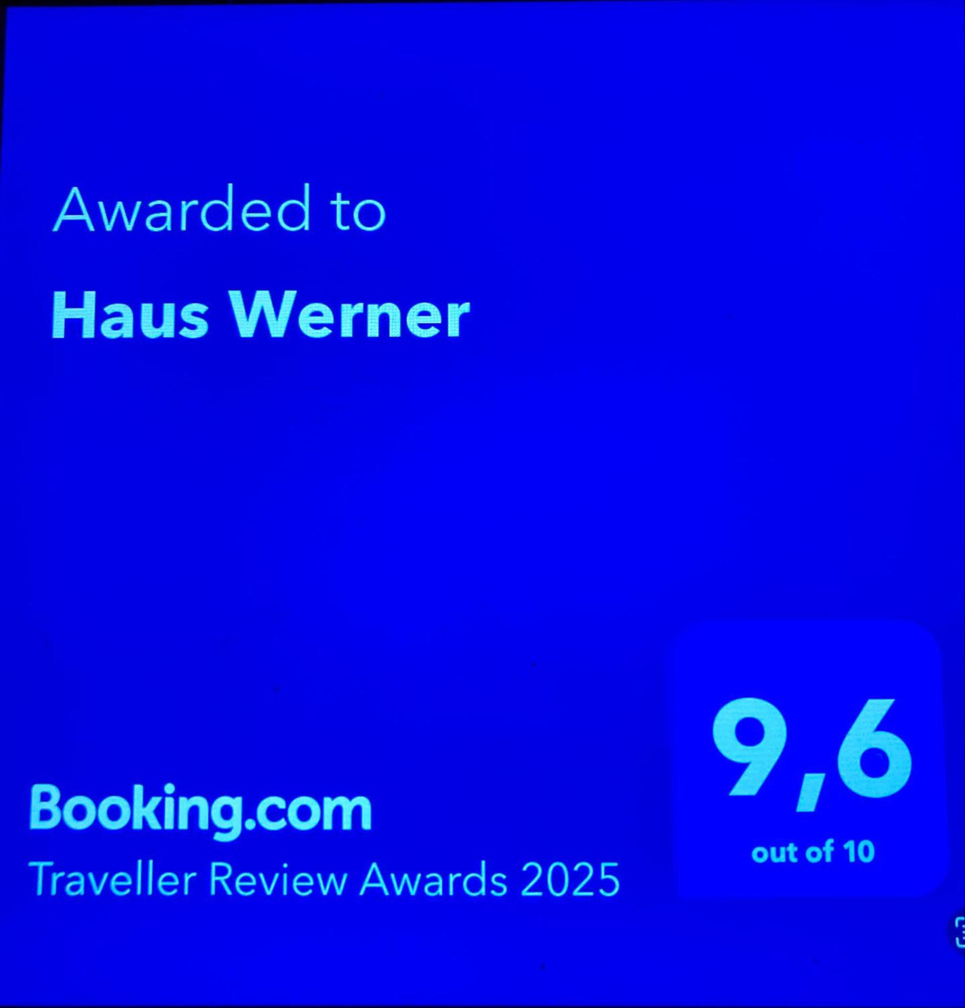 Апартаменты Haus Werner Рамзау Экстерьер фото